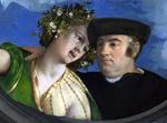 欧洲12-19世纪油画五_DOSSI, Dosso - A Man embracing a Woman